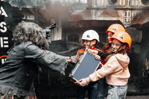 Факторія Factoria Люблін день народження для дітей свята випускний для дорослих для школярів квест-кімната нерф