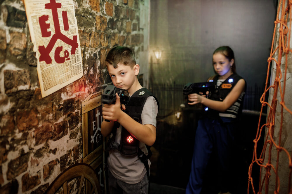 attractions lublin for youth, laser game for children, laser game lublin, lublin entertainment