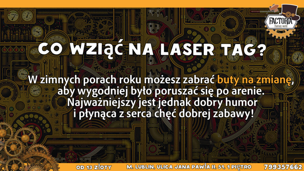 Co wziąć na laser tag