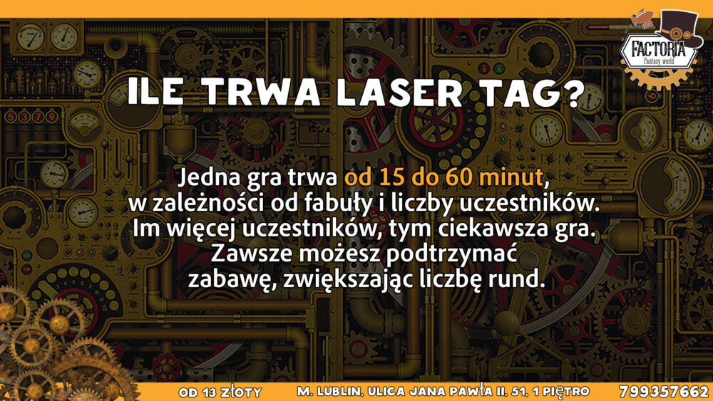 Ile trwa laser tag