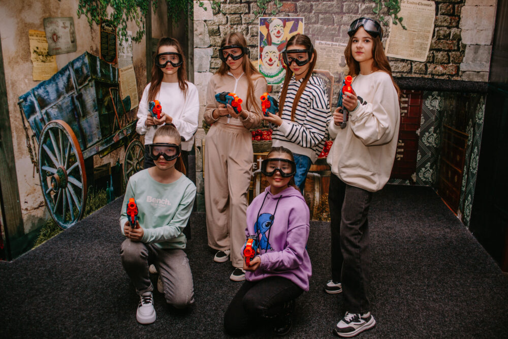 Summer day camp Lublin, day camp for children Lublin, summer holidays for children Lublin, laser paintball Lublin
